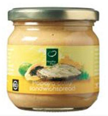 Sandwichspread papaya-curry bio 180 Gram