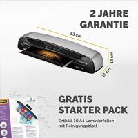 Fellowes Saturn 3i Koude/warme lamineermachine 300 mm/min Zwart, Zilver - thumbnail