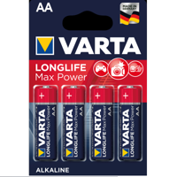 VARTA Longlife Max Power AA (LR06) batterij - thumbnail