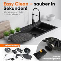 Profi Cook PC-BQS 1303 Staande grill Elektrisch Thermometer in deksel, Anti-aanbaklaag, CoolTouch-behuizing Zwart - thumbnail