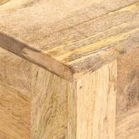 Opbergbox 99x35x48 cm massief mangohout - thumbnail