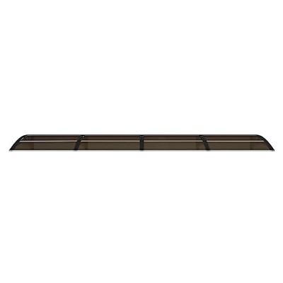 VidaXL Deurluifel 350x75 cm polycarbonaat zwart VidaXL Deurluifel 350x75 cm polycarbonaat zwart