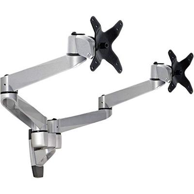 SpeaKa Professional SP-3947568 Flex Monitor-tafelbeugel 2-voudig 25,4 cm (10) - 68,6 cm (27) Zwart, Zilver In hoogte verstelbaar, Kantelbaar, Zwenkbaar, SpeaKa Professional SP-3947568 Flex Monitor-tafelbeugel 2-voudig 25,4 cm (10) - 68,6 cm (27) Zwart, Zilver In hoogte verstelbaar, Kantelbaar, Zwenkbaar,