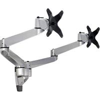 SpeaKa Professional SP-3947568 Flex Monitor-tafelbeugel 2-voudig 25,4 cm (10) - 68,6 cm (27) Zwart, Zilver In hoogte verstelbaar, Kantelbaar, Zwenkbaar, - thumbnail