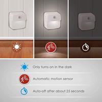 Magnetische Led Opbouwlamp met bewegingssensor - batterijen - 5000K - thumbnail