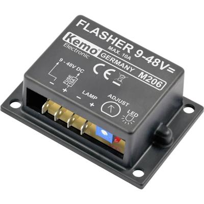 Kemo M206 Knipperlicht Uitvoering (module): Kant-en-klaar 9 V/DC, 48 V/DC Kemo M206 Knipperlicht Uitvoering (module): Kant-en-klaar 9 V/DC, 48 V/DC