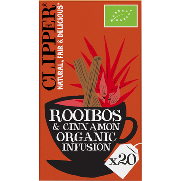Clipper Rooibos & Cinnamon Organic Infusion 20 Stuks 36 g bij Jumbo