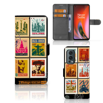 OnePlus Nord 2 5G | Flip Cover | Postzegels OnePlus Nord 2 5G | Flip Cover | Postzegels