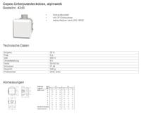 MENNEKES Mennekes 4245 CEE-inbouwstopcontact 32 A 5-polig 400 V 1 stuk(s) - thumbnail