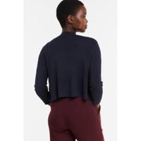 ESPRIT Women Collection vest ecovero bolero blauw - thumbnail