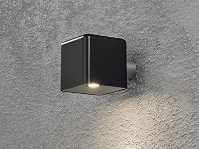 KonstSmide Design wandspotAmalfi zwart - 7681-750