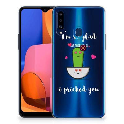 Samsung Galaxy A20s Telefoonhoesje met Naam Cactus Glad Samsung Galaxy A20s Telefoonhoesje met Naam Cactus Glad