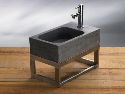 B-Stone Stainless Atlas 4 Fontein 40x22cm natuursteen