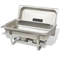 VidaXL Rechaud set roestvrij staal 2-delig - thumbnail