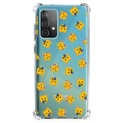 Doorzichtige Silicone Hoesje voor Samsung Galaxy A52 4G/5G Katten Emojis Doorzichtige Silicone Hoesje voor Samsung Galaxy A52 4G/5G Katten Emojis