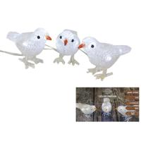 Vogels acryl 15cm x3 warmLED ip44 - thumbnail