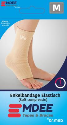 Emdee Elastic support enkel maat M huidskleur 1 Stuks Emdee Elastic support enkel maat M huidskleur 1 Stuks