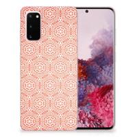 Samsung Galaxy S20 | TPU bumper | Pattern Orange - thumbnail