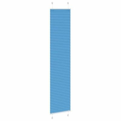 Pliss rolgordijn 45x200 cm stofbreedte 44,4 cm polyester blauw