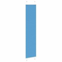 Pliss rolgordijn 45x200 cm stofbreedte 44,4 cm polyester blauw - thumbnail
