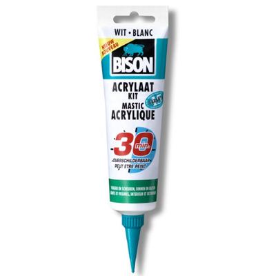 Bison acrylaatkit 30 minuten wit 150ml Bison acrylaatkit 30 minuten wit 150ml