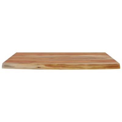 Wandschap rechthoekig natuurlijke rand 70x40x2,5 cm acaciahout