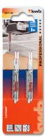 kwb 621130 Decoupeerzaagbladen, metaalbewerking, bi-metaal, 2x fijn 2 stuk(s) - thumbnail