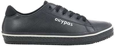 Oxypas Sneaker leer Clark | Wit | Maat 45 - 00,154,155,45 Oxypas Sneaker leer Clark | Wit | Maat 45 - 00,154,155,45