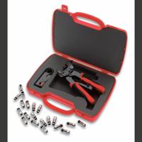 Cimco Cimco Werkzeuge 106154 Krimptang Waterdichte coaxiale aansluitingen, Coax-connectoren BNC, F, RCA RG6, RG59 - thumbnail