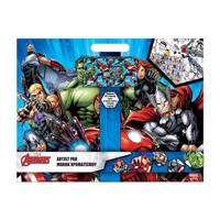 Tekenblok Avengers met Stickers en 3 Krijtjes, 40 Vellen - thumbnail