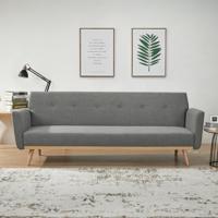 Artistiq 3-zits Slaapbank 'Kelyn' 111 x 190cm, kleur Donkergrijs - thumbnail