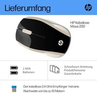 HP 200 muis RF Draadloos Optisch 1000 DPI Ambidextrous - thumbnail