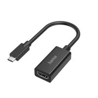 Hama Video-adapter USB-C naar HDMI Ultra-HD 4K HDMI kabel Zwart - thumbnail