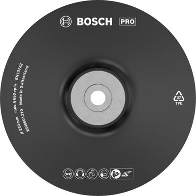 Bosch Accessories 2608601210 Steunschijf, 230 mm, 6650 omw/min Diameter 230 mm