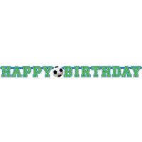 Amscan Letterslinger happy birthday voetbal 135 cm | 24 stuks - thumbnail