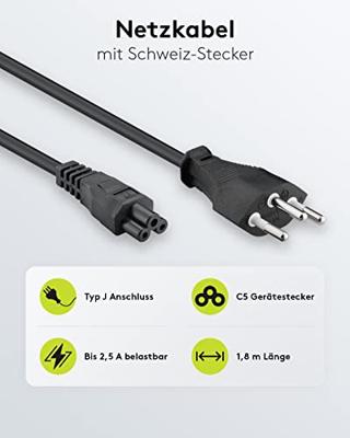 goobay Stroomkabel CH J-C5