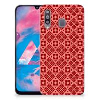 Samsung Galaxy M30 | TPU bumper | Batik Rood - thumbnail