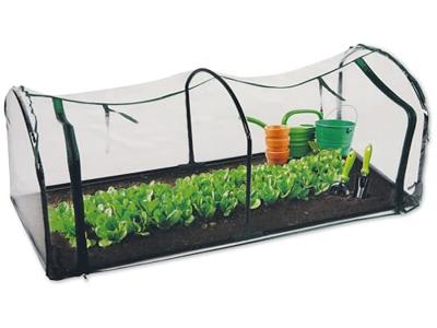 Kinzo Garden Broeikas - Tunnelkas - met Rits - Staal - 130x60x50cm