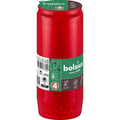 Bolsius Herdenkingslicht Nr.4 Rood Bolsius Herdenkingslicht Nr.4 Rood
