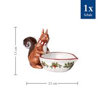 Villeroy & Boch Toy's Fantasy Eekhoorn met schaal 20x10x12 cm - thumbnail