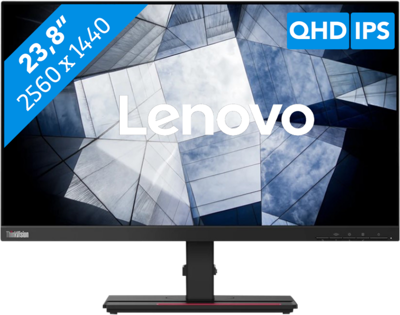 Lenovo ThinkVision P24h LCD-monitor 60.5 cm (23.8 inch) Energielabel A (A+++ - D) 2560 x 1440 pix QHD DisplayPort, USB 3.1 (Gen 1), USB-C, HDMI, Audio-Line-out Lenovo ThinkVision P24h LCD-monitor 60.5 cm (23.8 inch) Energielabel A (A+++ - D) 2560 x 1440 pix QHD DisplayPort, USB 3.1 (Gen 1), USB-C, HDMI, Audio-Line-out