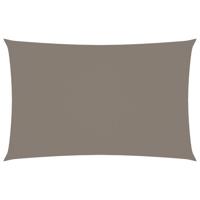 Zonnescherm rechthoekig 5x8 m oxford stof taupe - thumbnail