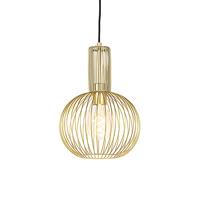 QAZQA Set van 5 design hanglampen goud - Wires - thumbnail
