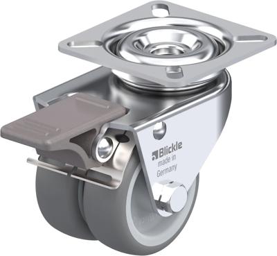 Blickle LDA-TPA 50G-FI Dubbel zwenkwiel Wieldiameter: 50 mm Draagvermogen (max.): 80 kg 1 stuk(s) Blickle LDA-TPA 50G-FI Dubbel zwenkwiel Wieldiameter: 50 mm Draagvermogen (max.): 80 kg 1 stuk(s)