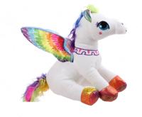 Kamparo eenhoornknuffel 35 cm wit - thumbnail