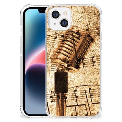 Apple iPhone 14 Plus Anti-shock Hoesje met foto Bladmuziek Apple iPhone 14 Plus Anti-shock Hoesje met foto Bladmuziek