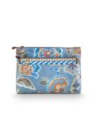 Pip Studio Pip Studio Caryn Cosmetic Bags Combi Matata Blue 26x7.5x18cm/22x1x13cm - thumbnail