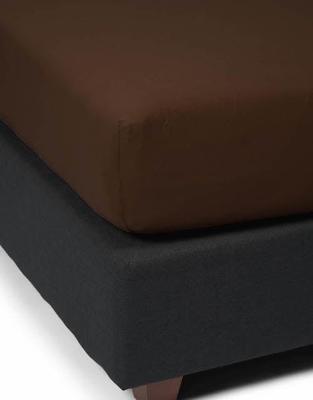 Essenza The Perfect Organic Jersey Hoeslaken Chocolate