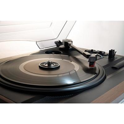 Soundmaster PL186H Retro Vintage Nostalgische platenspeler met ingebouwde luidsprekers en radio hoofdtelefoonaansluiting 3 snelheden 33/45/78 RPM stereoluidsprekers