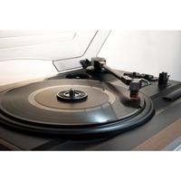Soundmaster PL186H Retro Vintage Nostalgische platenspeler met ingebouwde luidsprekers en radio hoofdtelefoonaansluiting 3 snelheden 33/45/78 RPM stereoluidsprekers - thumbnail